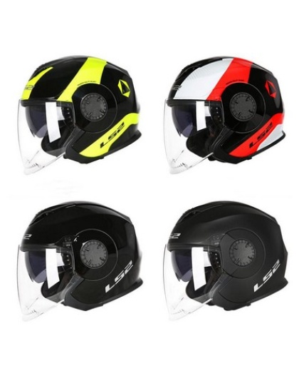 LS2 OF570 Dual Lens Half Covered Riding Motorcycle Helmet